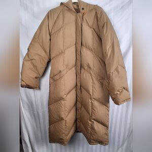 Sharpe Down Jacket Womens 13/14 Vintage Down Puffer Belted Parka (missing Belt)